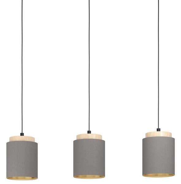 Eglo 99446 - Lampadario a sospensione con filo ALBARIZA 3xE27/40W/230V