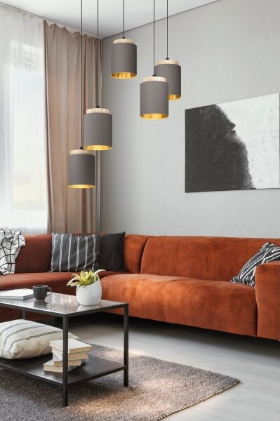 Eglo 99447 - Lampadario su cavo ALBARIZA 5xE27/40W/230V a ragno
