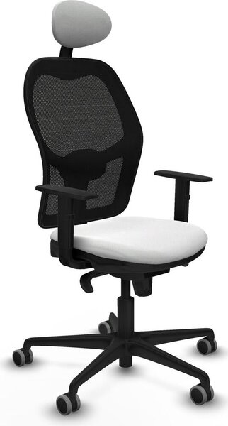 Sedia da ufficio con poggiatesta Jorquera Piqueras y Crespo 1D036G1 Bianco