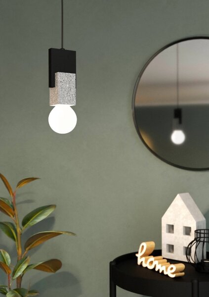 Eglo 99531 - Lampadario a sospensione con cavo LOBATIA 1xE27/40W/230V