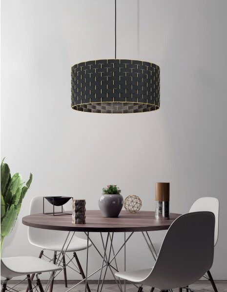 Eglo 99525 - Lampadario su corda MARASALES 1xE27/40W/230V d. 55 cm