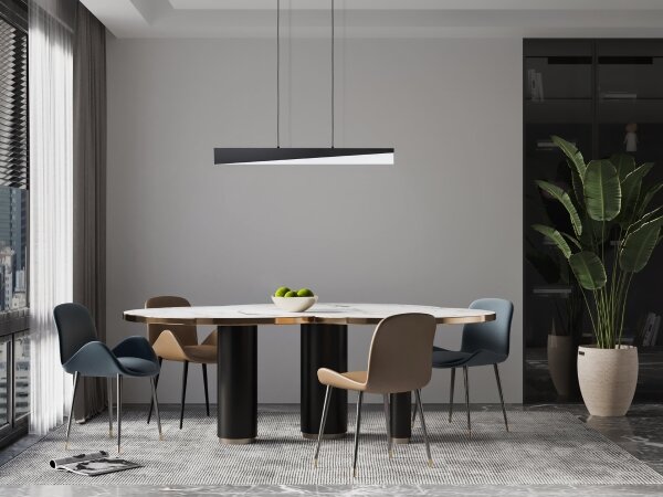 Eglo 99562 - Lampadario LED dimmerabile su corda ISIDRO LED/27W/230V