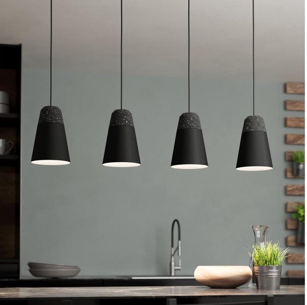 Eglo 99545 - Lampadario a sospensione su cavo CANTERRAS 4xE27/40W/230V