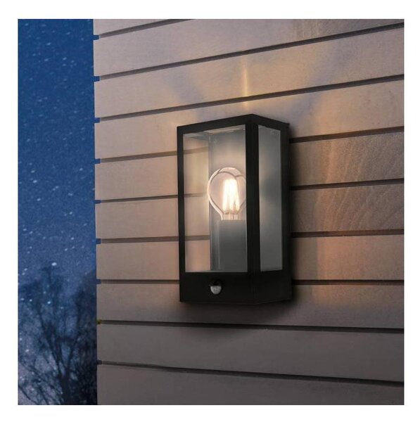 Eglo 99587 - Applique da esterno con sensore ALAMONTE 1xE27/60W/230V IP44