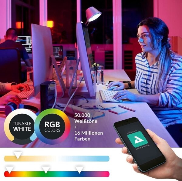Eglo 99601 - Plafoniera LED RGBW dimmerabile SIMOLARIS-Z LED/16W/230V