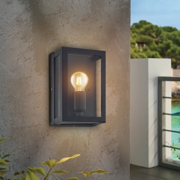Eglo 99587 - Applique da esterno con sensore ALAMONTE 1xE27/60W/230V IP44