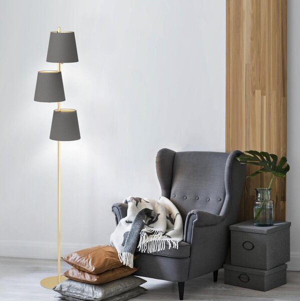 Eglo 99612 - Lampada con piedistallo ALMEIDA 3xE27/40W/230V