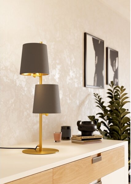 Eglo 99611 - Lampada da tavolo ALMEIDA 2xE27/40W/230V
