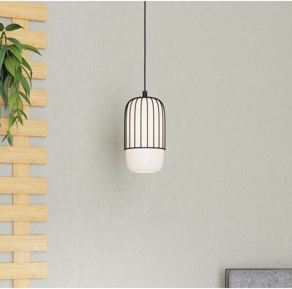 Eglo 99618 - Lampadario su corda MULEGI 1xE27/40W/230V