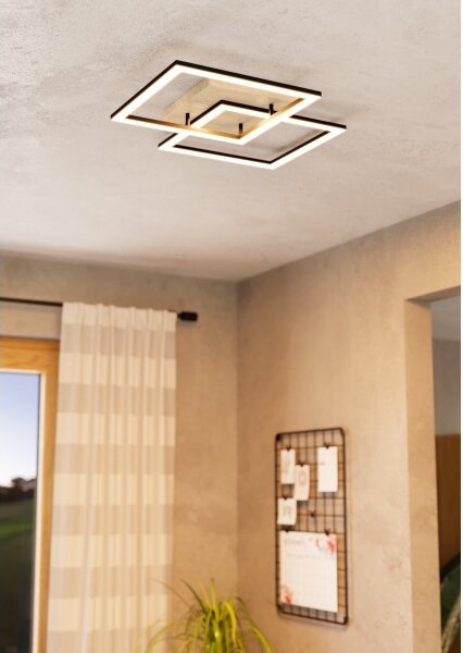 Eglo 99677 - Lampadario LED dimmerabile a plafone LOMALTAS 4xLED/16W/230V 2700-6500K