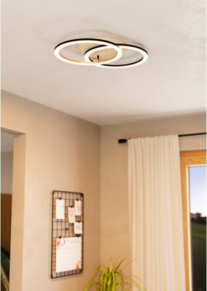 Eglo 99676 - Lampadario LED dimmerabile a plafone LOMALTAS 2xLED/16W/230V 2700-6500K