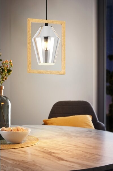 Eglo 99701 - Lampadario su corda VIGLIONI 1xE27/40W/230V