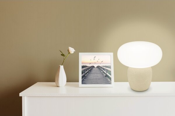 Eglo 99824 - Lampada da tavolo CAHUAMA 1xE27/40W/230V