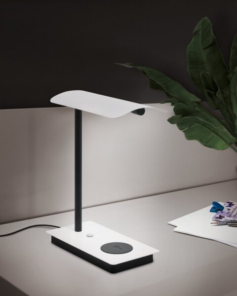Eglo 99828 - Lampada da tavolo LED dimmerabile a sfioramento ARENAZA LED/5,8W/230V bianca
