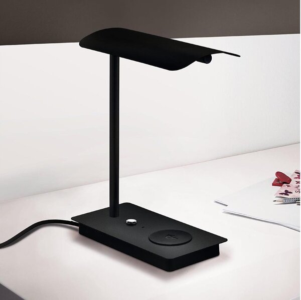 Eglo 99829 - Lampada da tavolo dimmerabile con controllo touch a LED ARENAZA LED/5,8W/230V nera