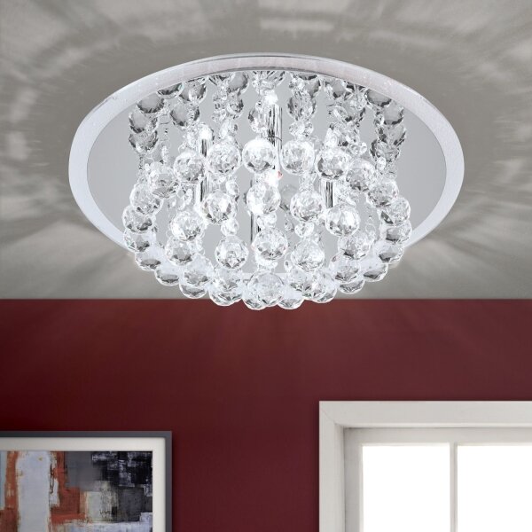 Orion DLU 2378/4/38-Plafoniera di cristallo GLORIA 4xG9/40W/230V diametro 38 cm cromo
