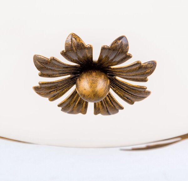 Orion DL 7-509/50 - Plafoniera FLEUR 3xE27/60W/230V diametro 50 cm bronzo