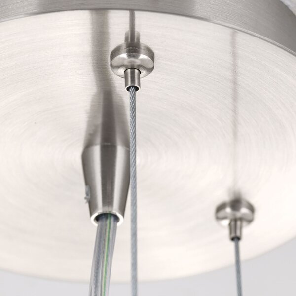 Orion HL 6-1559/2 - Lampadario a sospensione con filo BLANC 2xE27/60W/230V diametro 49 cm cromo opaco