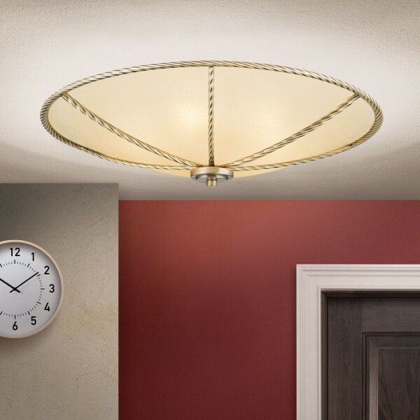 Orion DL 7-567/56 - Plafoniera MAURO 5xE27/60W/230V diametro 56 cm bronzo