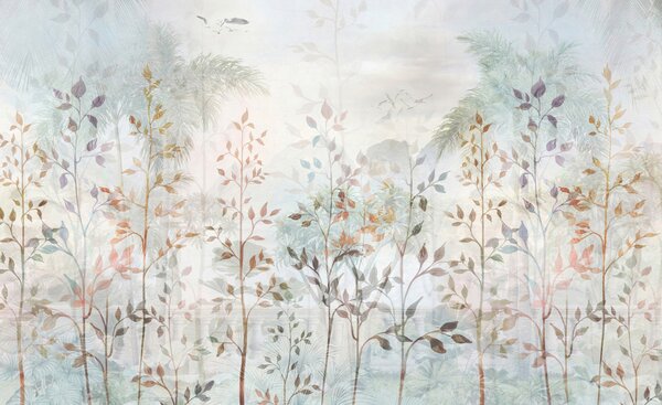 Carta da parati Paesaggio con piante e alberi, Carta da parati Natura, u96446 : Uwalls.it