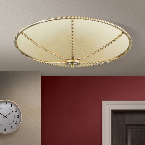 Orion DL 7-567/56 - Plafoniera MAURO 5xE27/60W/230V diametro 56 cm bronzo