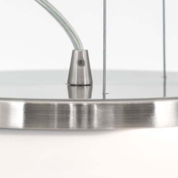 Orion HL 6-1559/2 - Lampadario a sospensione con filo BLANC 2xE27/60W/230V diametro 49 cm cromo opaco