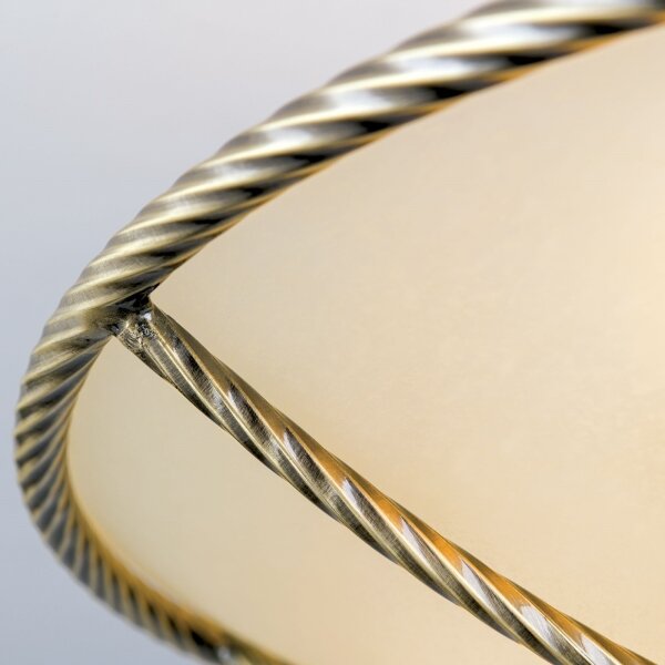 Orion DL 7-568/3 - Lampadario a sospensione con supporto rigido MAURO 3xE27/60W/230V diametro 42 cm bronzo