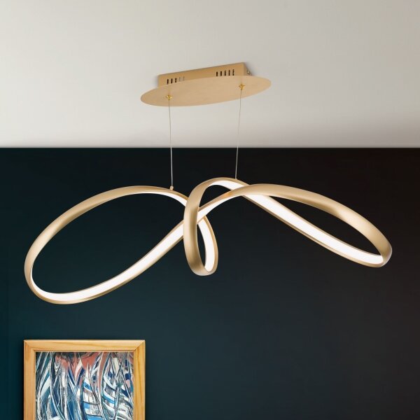 Orion HL 6-1663 - Lampadario LED dimmerabile CIRCUS LED/36W/230V oro