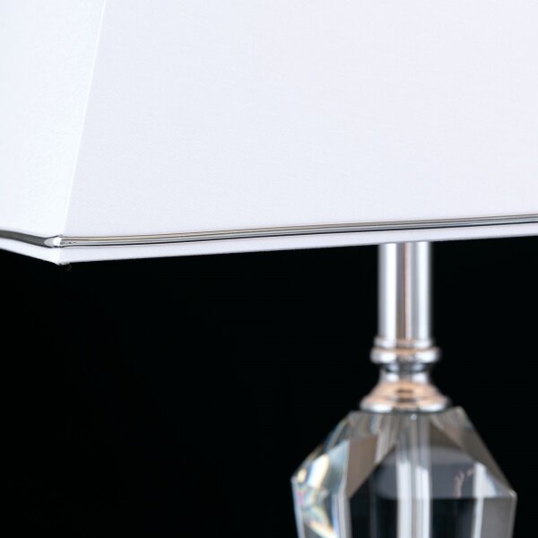Orion LA 4-1201 - Lampada da tavolo di cristallo VERONIQUE 1xE27/60W/230V bianco/limpido