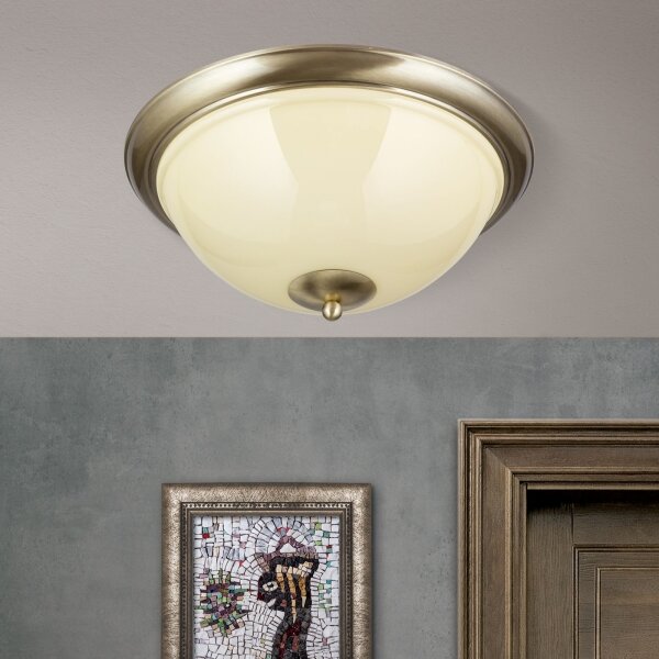 Orion DL 7-677/50-Plafoniera AUSTRIAN OLD LAMP 3xE27/60W/230V bronzo/beige
