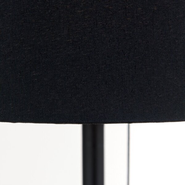 Orion LA 4-1205/1 - Lampada da tavolo con porta USB LUDWIG 1xE27/40W/230V nero