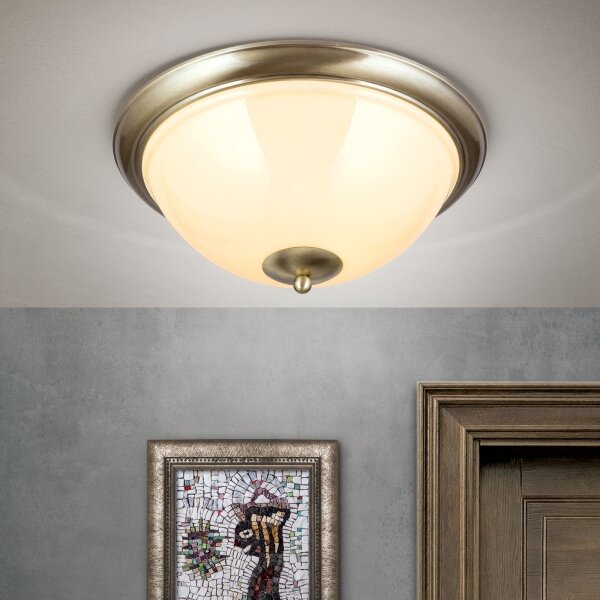 Orion DL 7-677/50-Plafoniera AUSTRIAN OLD LAMP 3xE27/60W/230V bronzo/beige