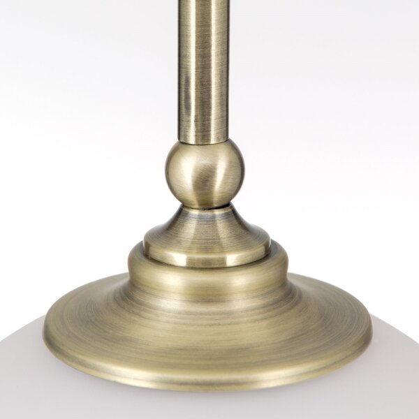 Orion HL 6-1808/1 - Lampadario a sospensione con filo OLD LAMP 1xE27/40W/230V bianco/ottone