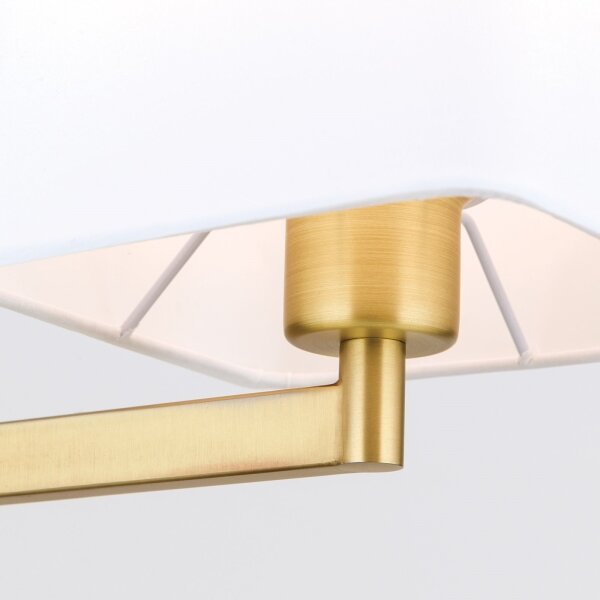 Orion LA 4-1209/1 - Lampada da tavolo CARLTON 1xE27/40W/230V bianco/oro