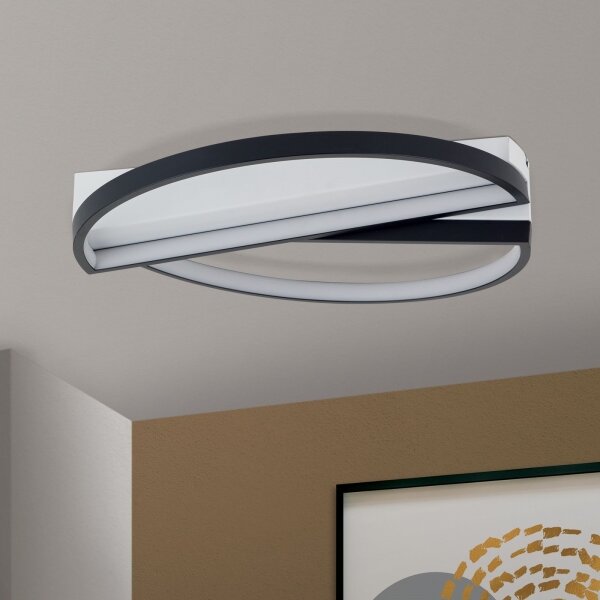 Orion DL 7-693 - Lampada da soffitto dimmerabile OLGA LED/28W/230V nero/bianco