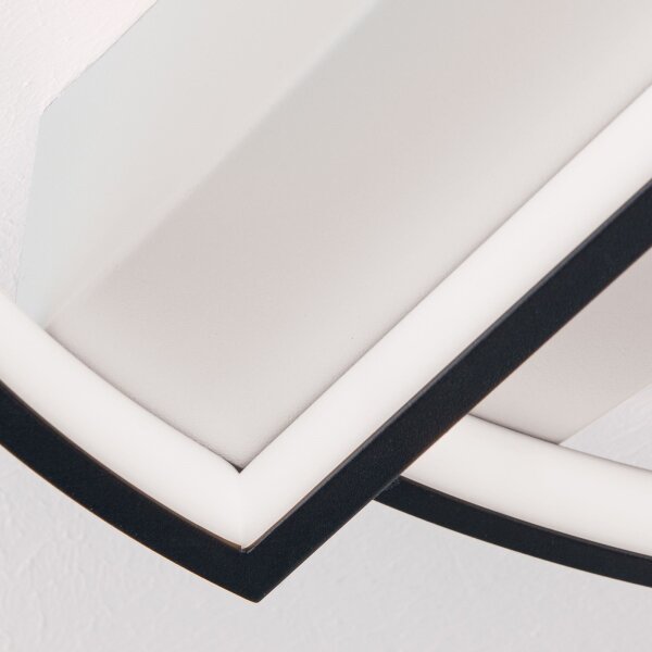 Orion DL 7-693 - Lampada da soffitto dimmerabile OLGA LED/28W/230V nero/bianco