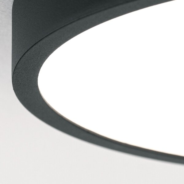 Orion DL 7-657/14 - Plafoniera LED BULLY LED/12W/230V diametro 14 cm nero