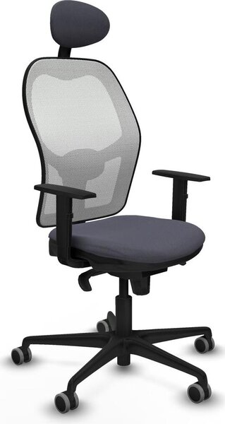 Sedia da ufficio con poggiatesta Jorquera Piqueras y Crespo 1D036G1 Grigio scuro
