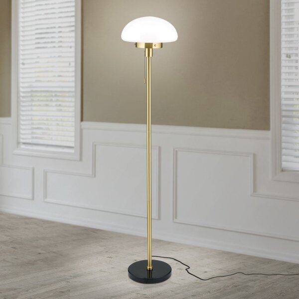 Orion Stl 12-1191/1 - Lampada con piedistallo SPARTA 1xE27/40W/230V oro/nero