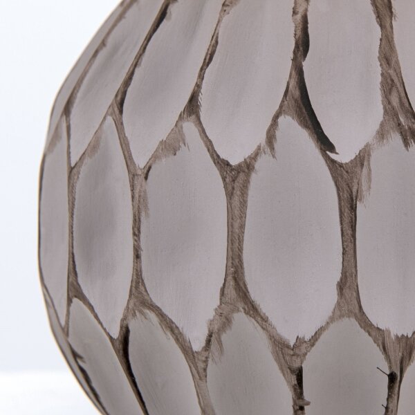 Orion LA 4-1224/1 - Lampada da tavolo PINIA 1xE14/25W/230V ceramiche beige/grigio