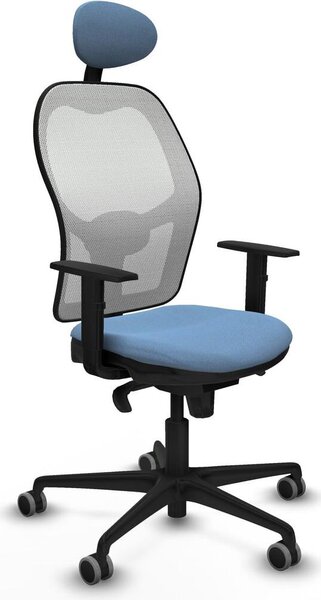 Sedia da ufficio con poggiatesta Jorquera Piqueras y Crespo 1D036G1 Blu cielo