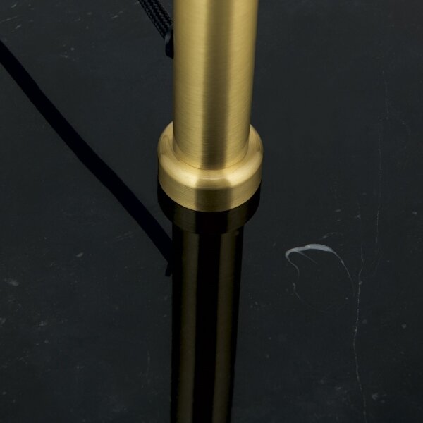 Orion Stl 12-1191/1 - Lampada con piedistallo SPARTA 1xE27/40W/230V oro/nero