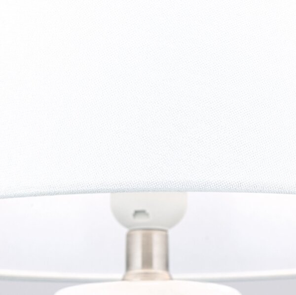 Orion LA 4-1227 - Lampada da tavolo CORAL 1xE27/40W/230V ceramiche/bianco