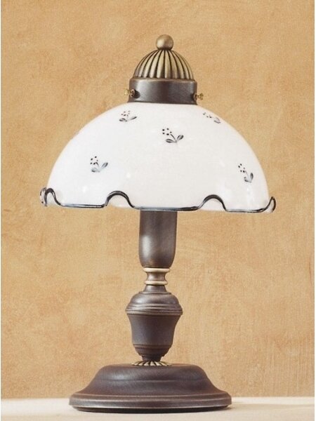 Kolarz 731.73.17 - Lampada da tavolo NONNA 1xE27/75W/230V blu