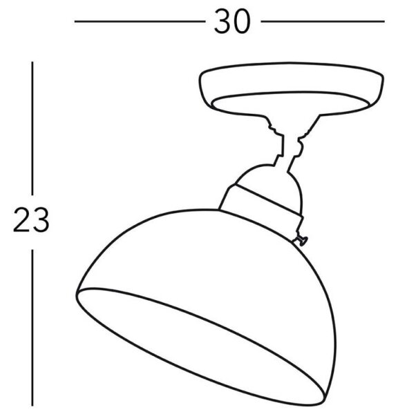 Kolarz 731.10.54 - Faretto NONNA 1xE27/75W/230V