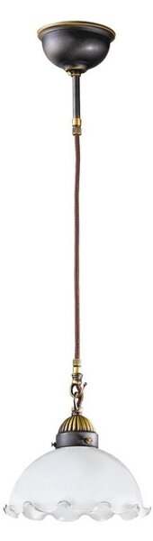 Kolarz 731.30.73 - Lampada a sospensione con cavo NONNA 1xE27/75W/230V bianco