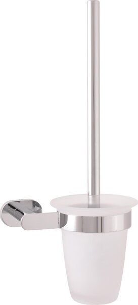 YUKON - Accessorio per il bagno Scopino per WC, supporto per tazza nero, cromo YUA0500, RAV Slezák