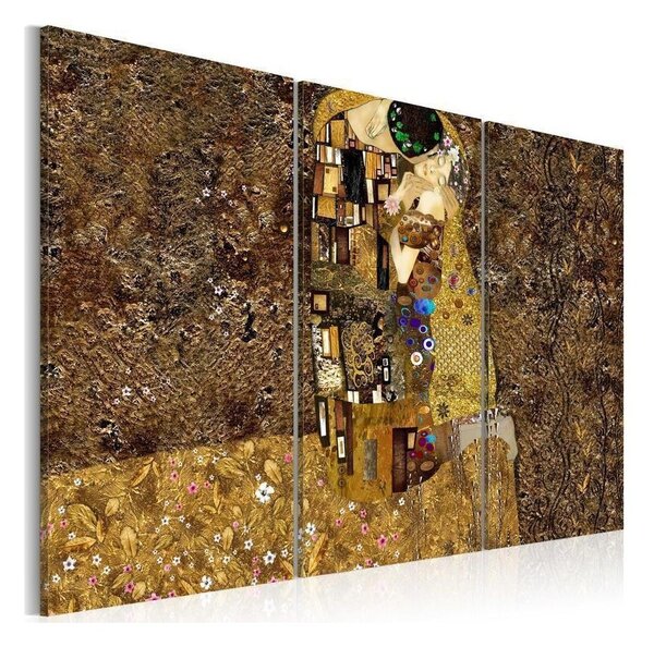 Quadro Klimt ispirazione Bacio