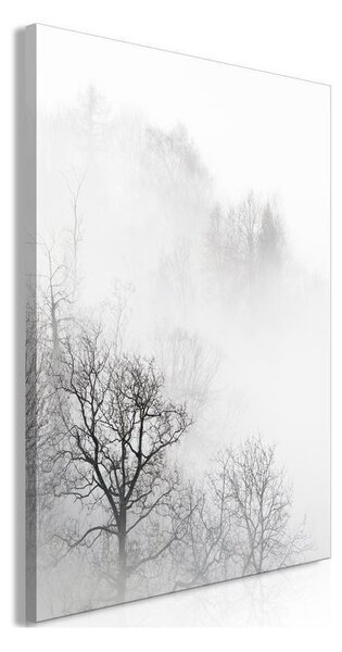 Quadro Trees In The Fog (1 Part) Vertical