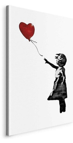 Quadro Banksy Girl with Balloon (1 Part) Vertical
